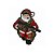Patch Bordado Papai Noel Militar 10 x 7,7 CM - Imagem 1