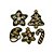 Conjunto de Patch Bordado de Natal Camuflado - Imagem 1
