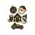 Conjunto de Patch Bordado de Natal Camuflado - Imagem 1