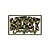 Patch Bordado Merry Christmas Camo 8 x 4,5 CM - Imagem 1