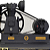 Compressor de Ar 10 pés 150 Litros - Trifásico 2HP - Imagem 3