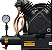 Compressor De Ar Alta Pressão Sobre Base CJ15 + APV 15 Pés 3HP 2P 175PSI 110/220V Mono - CHIAPERINI - Imagem 2