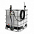 Unidade de Abastecimento Pneumática Cap 1000L 25LPM Sem Carretel - Imagem 1