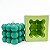 Molde de Silicone para Velas e Sabonetes Artesanais Cubo Bolinhas Grande - Imagem 1