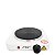 Fogão Elétrico Portátil Cooktop 1 Boca 05 Temperaturas 1000w de Potência Branco - Fix - Imagem 1