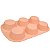 Forma de Silicone Multifuncional de 6 Cavidades para Cupcakes e Sabonetes Redondo - Imagem 4