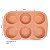 Forma de Silicone Multifuncional de 6 Cavidades para Cupcakes e Sabonetes Redondo - Imagem 5
