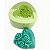 Molde de Silicone para Velas e Sabonetes Artesanais Coração Pequeno Com Flores - Imagem 2