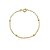 Pulseira infantil de bolinhas  banhada a ouro 18k - Imagem 1