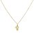 Colar ponto de luz com pingente menino banhado a ouro 18k - Imagem 1