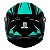 CAPACETE AXXIS DRAKEN VECTOR GLOSS BLACK TIFANY WHITE - Imagem 5