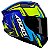 CAPACETE AXXIS DRAKEN VECTOR GLOSS BLUE/YELLOW - Imagem 2