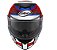 CAPACETE SUOMY STELLAR - AMERICA STAR  VERMELHO / AZUL - Imagem 2