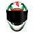 CAPACETE LS2 CLASSIC DRAZE BRANCO/VERDE - Imagem 4