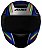 CAPACETE AXXIS EAGLES ITALY 2 FOSCO PRETO VERDE AZUL - Imagem 3