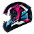 CAPACETE PEELS SPIKE MOTION PRETO ROSA - Imagem 1