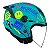 CAPACETE NORISK NEO BUDDY AZUL E AMARELO - Imagem 2