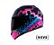 CAPACETE NORISK FF391 PIXEL PRETO E ROSA - Imagem 1