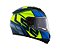 CAPACETE LS2 FF397 VECTOR KRIPTON AZUL FOSCO/AMARELO FLUOR - Imagem 4