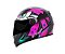 CAPACETE LS2 FF358 TRIBAL ROSA/AZUL - Imagem 1