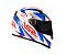 CAPACETE LS2 FF358 DRAZE BRANCO/AZUL/VERMELHO - Imagem 3