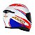 CAPACETE AXXIS EAGLE HYBRID BRANCO/AZUL/VERMELHO - Imagem 4