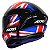 CAPACETE AXXIS DRAKEN UK INGLATERRA PRETO/VERMELHO/AZUL - Imagem 2