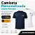 Camiseta Personalizada Adulto Poliéster com Logo Pequeno 10x10 - Imagem 1