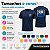 Camiseta Personalizada Adulto Poliéster com Logo Pequeno + Costas - Imagem 3