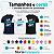 Camiseta Personalizada Adulto Poliviscose com Estampa Frente 27,5x20 - Imagem 3