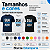 Camiseta Personalizada Adulto Algodão com Estampa Frente 27,5x20 - Imagem 3