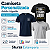 Camiseta Personalizada Adulto Algodão com Logo Pequeno + Costas - Imagem 2