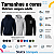 Moletom Canguru Personalizado Adulto com Logo Pequeno + Costas - Imagem 3