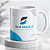 Caneca de Cerâmica Branca Personalizada - Imagem 1