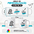 Kit 10 Canecas de Cerâmica Branca Personalizadas - Imagem 4