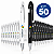 Kit 50 Canetas Plásticas Ref. 5984 Personalizadas - Imagem 1