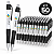 Kit 50 Canetas Plásticas Ref. 3011C Personalizadas - Imagem 1