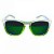 Óculos de Sol Yopp Polarizado com Proteção U400 White Tu-Ton Verde - Imagem 1