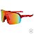 Óculos De Sol Polarizado Proteção UV400 Yopp Mask L 2.2 - Lente vermelha espelhada - Imagem 4