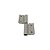 DOB-692 Dobradiça porta de aluminio linha 25 - Branco - Imagem 2