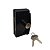 Fechadura 3530 bico de papagaio para porta de correr + contra fechadura 3230 v/a - Preto - Imagem 2