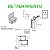 NYL356- Recobrimento para porta de correr SU-043-044 -Preto - Imagem 2