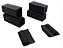 Fixador lateral para box de vidro temperado blindex - Preto - Imagem 1