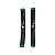 Puxador curvo com 1 furo 27cm para porta de vidro - Preto - Imagem 3