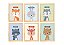 kit quadro safari infantil decoração quarto bebê - Imagem 1