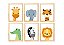 kit quadro safari infantil decoração quarto bebê - Imagem 1