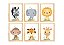 kit quadro infantil safari decoração enxoval quarto criança bebê - Imagem 1