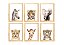 Kit quadro safari real infantil decorativo quarto criança enxoval bebê - Imagem 1