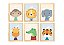 Kit quadro safari infantil decorativo quarto criança enxoval bebê - Imagem 1