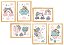 Kit quadro arco iris & nuvem & lua infantil decorativo quarto criança enxoval bebê - Imagem 1